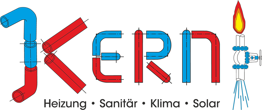 „Kern – Heizung & Sanitär“-Logo, zur Startseite